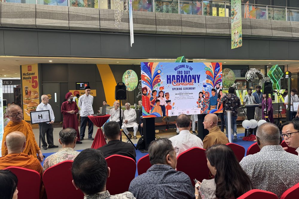 Visitors at the IRO Harmony Carnival marking the organisation's 75th anniversary